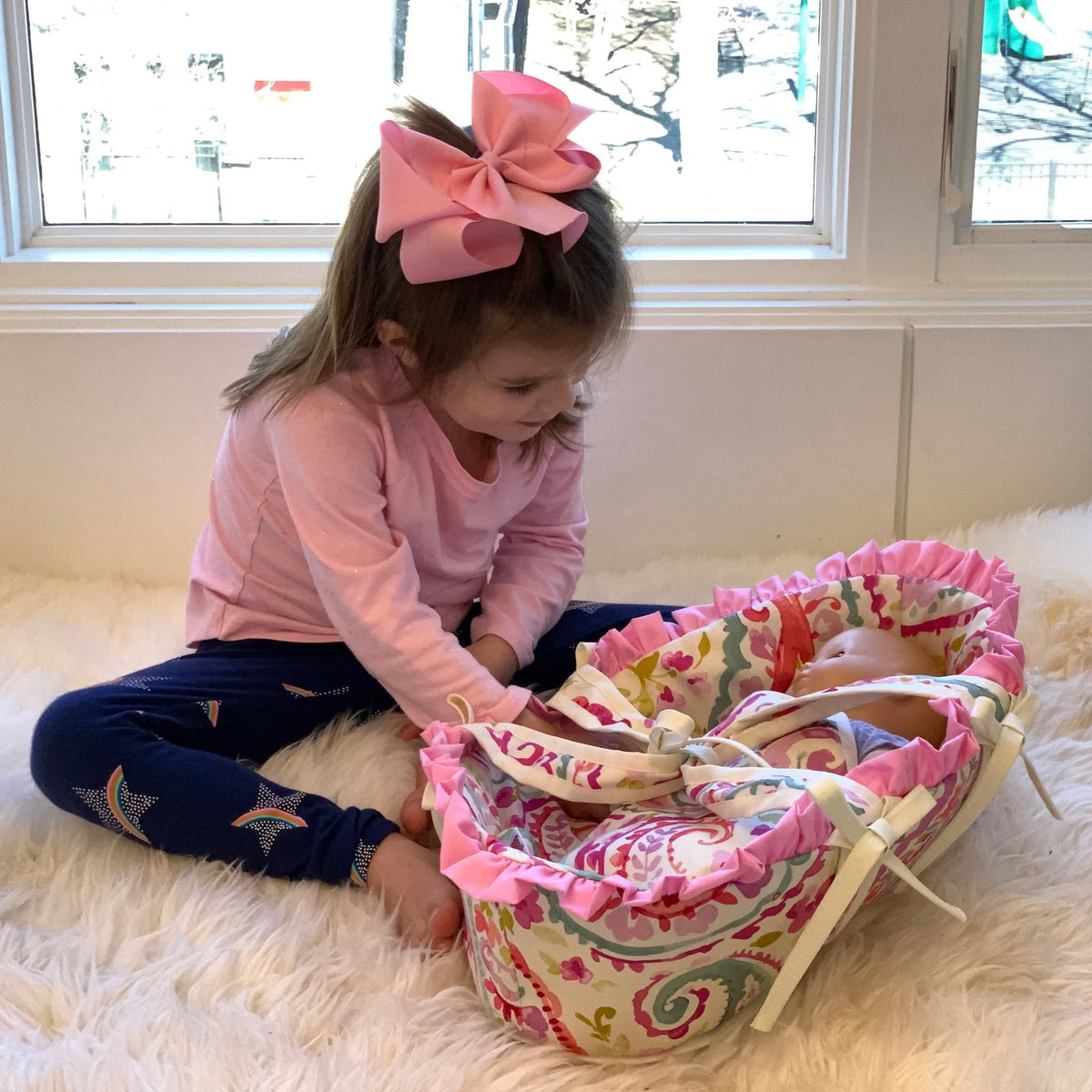 Personalized Doll Basket